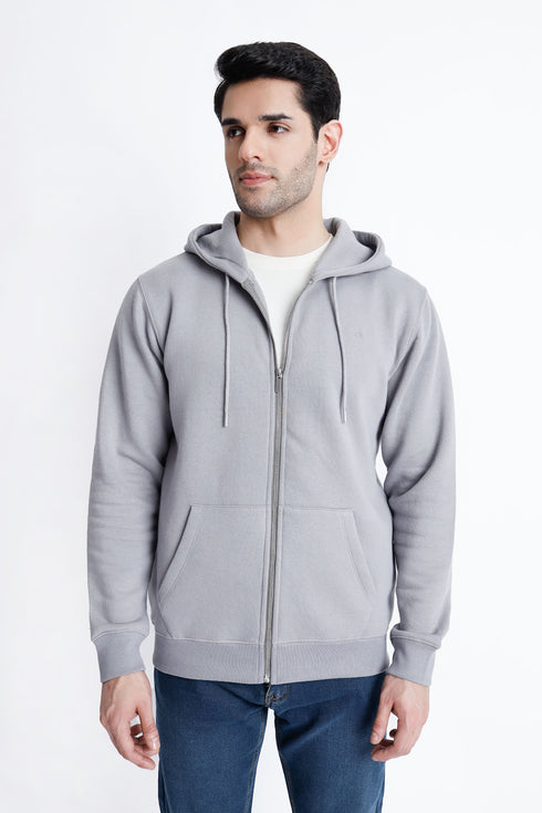 The Grey Regular Fit Hoodie